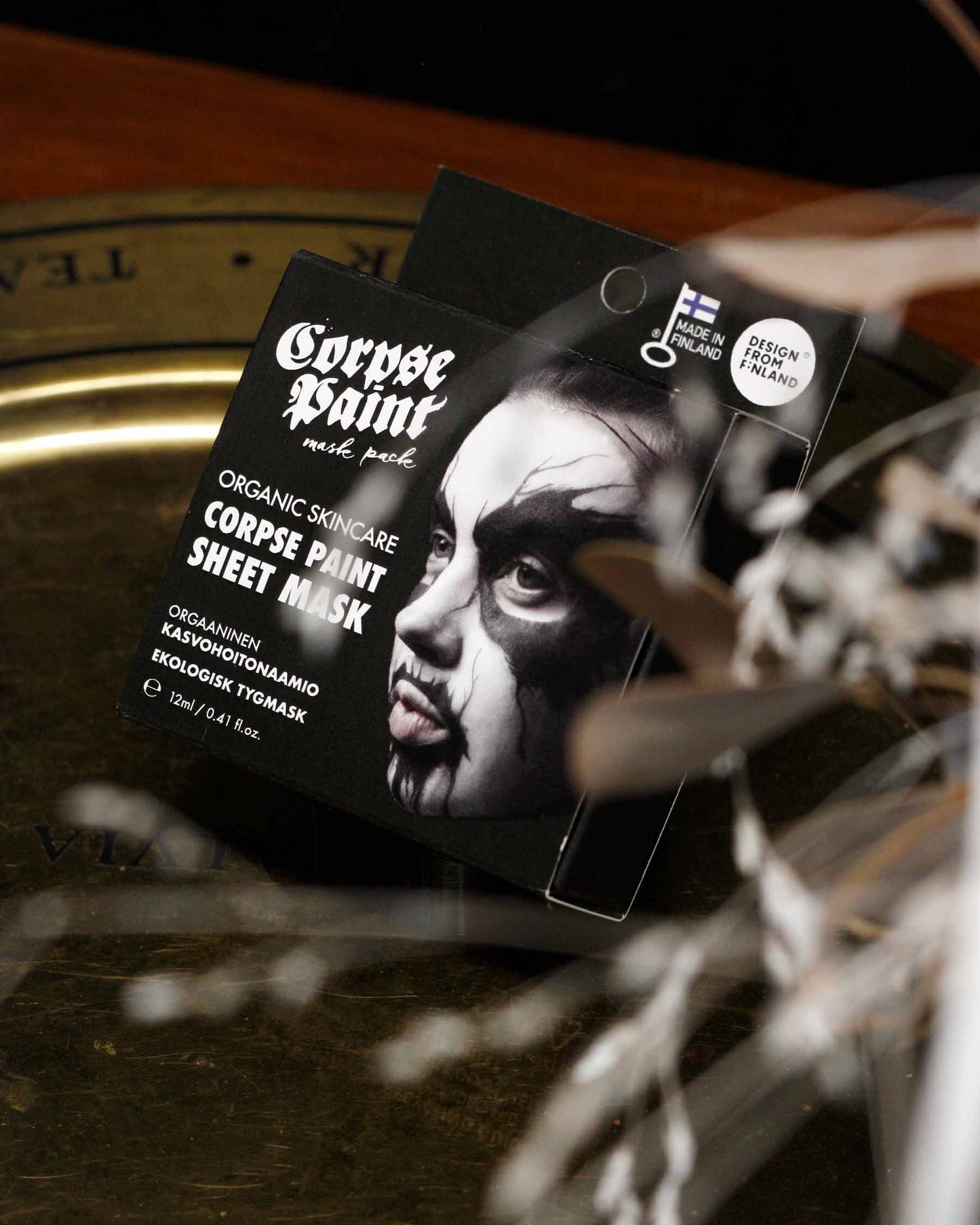 Corpse Paint Sheet Mask, 1pc, Organic