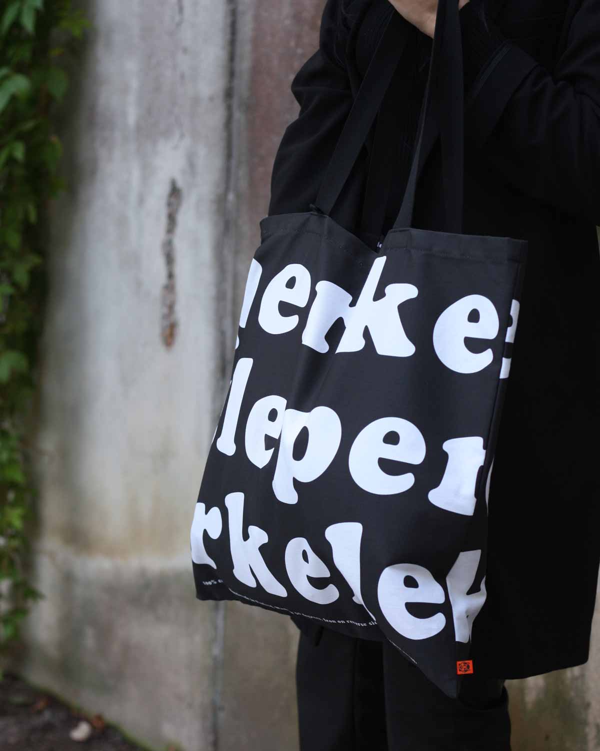 Perkele Tote Bag, Black
