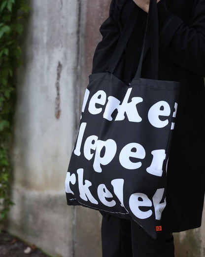 Perkele Tote Bag, Black