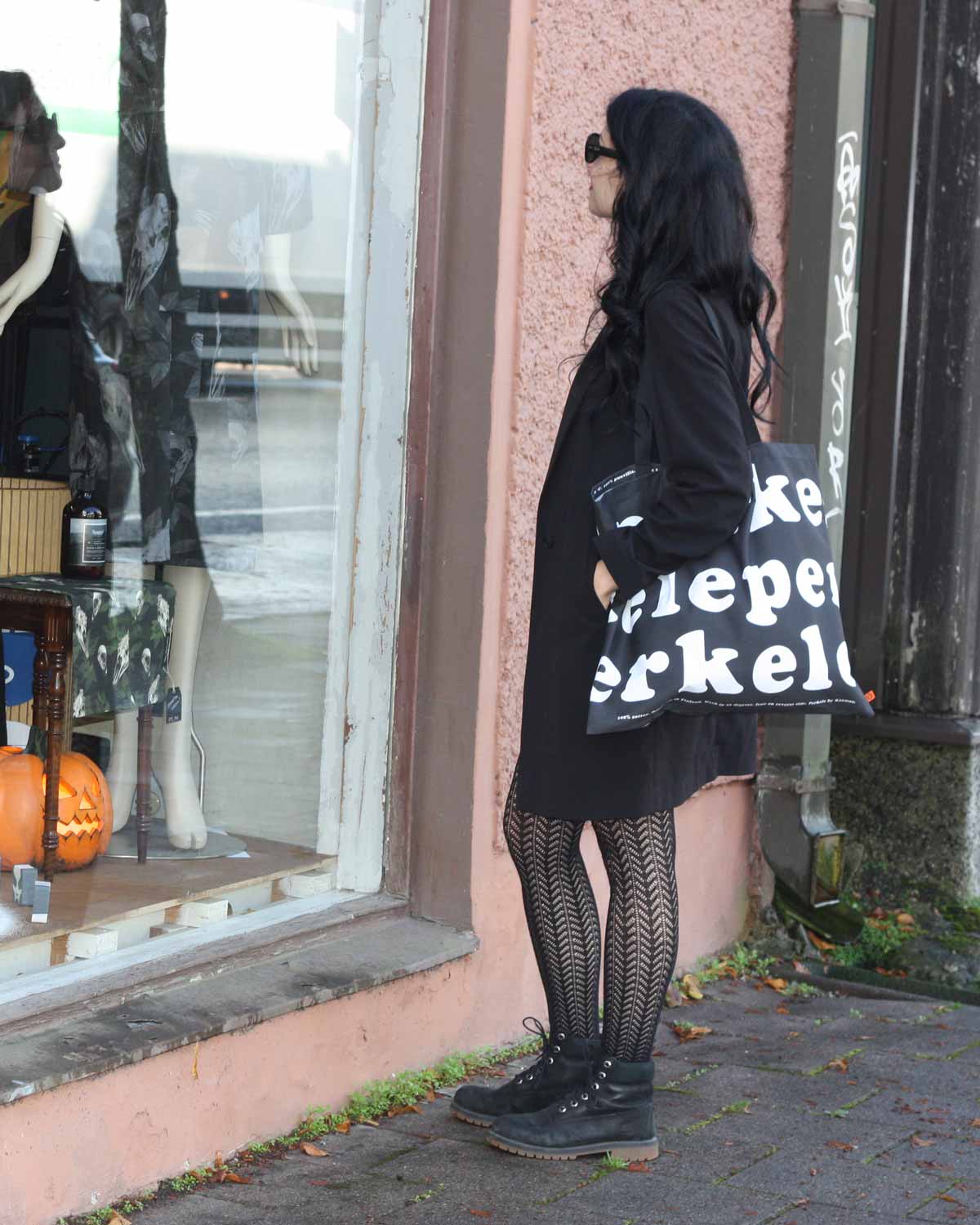 Perkele Tote Bag, Black