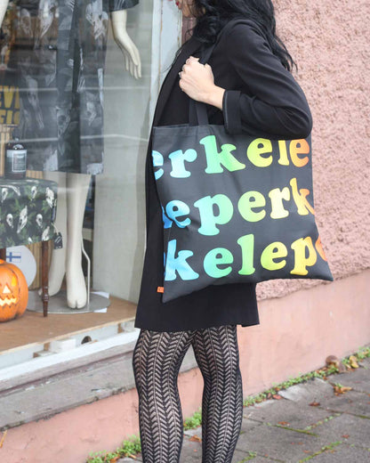 Rainbow Perkele Tote Bag, Large