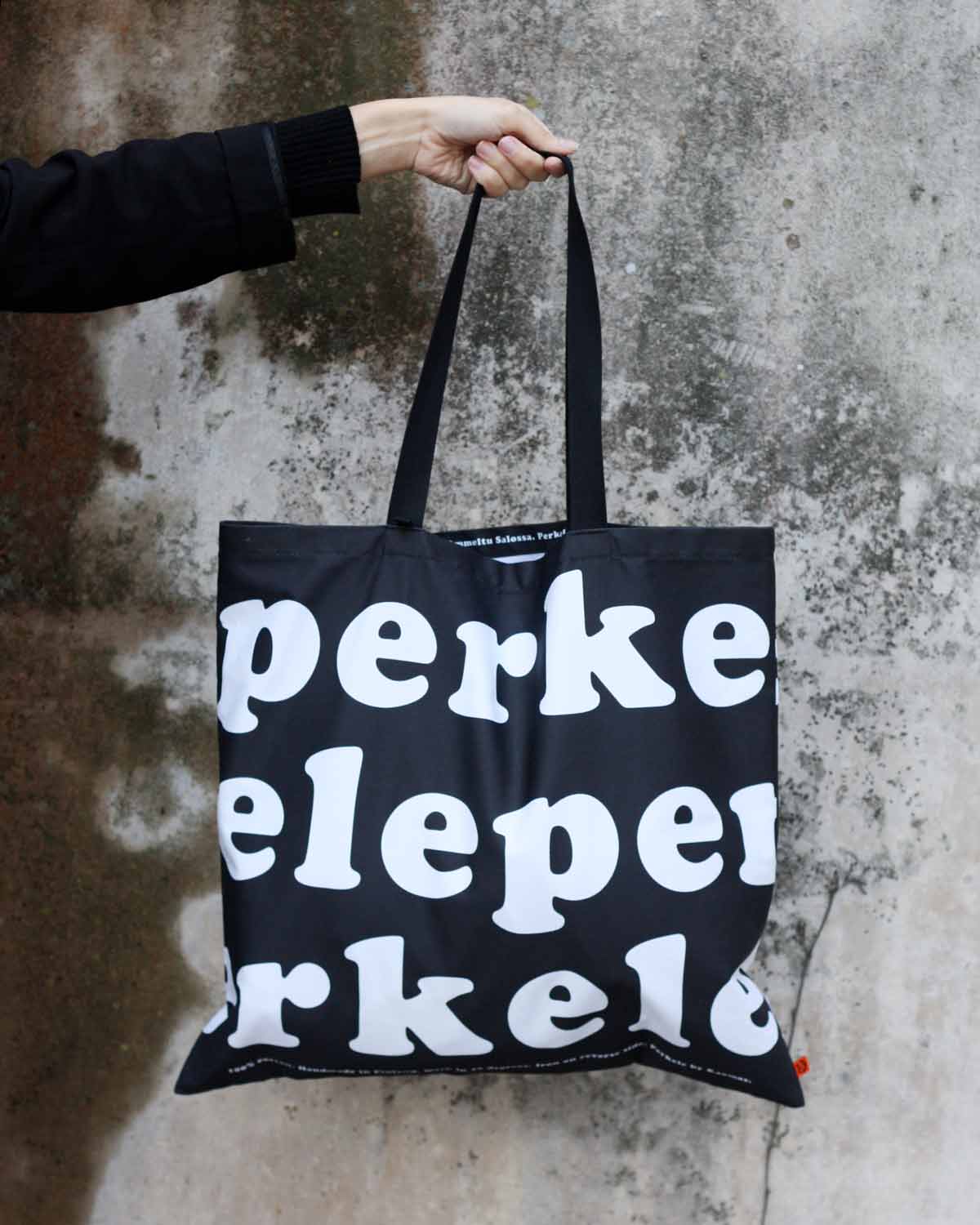 Perkele Tote Bag, Black