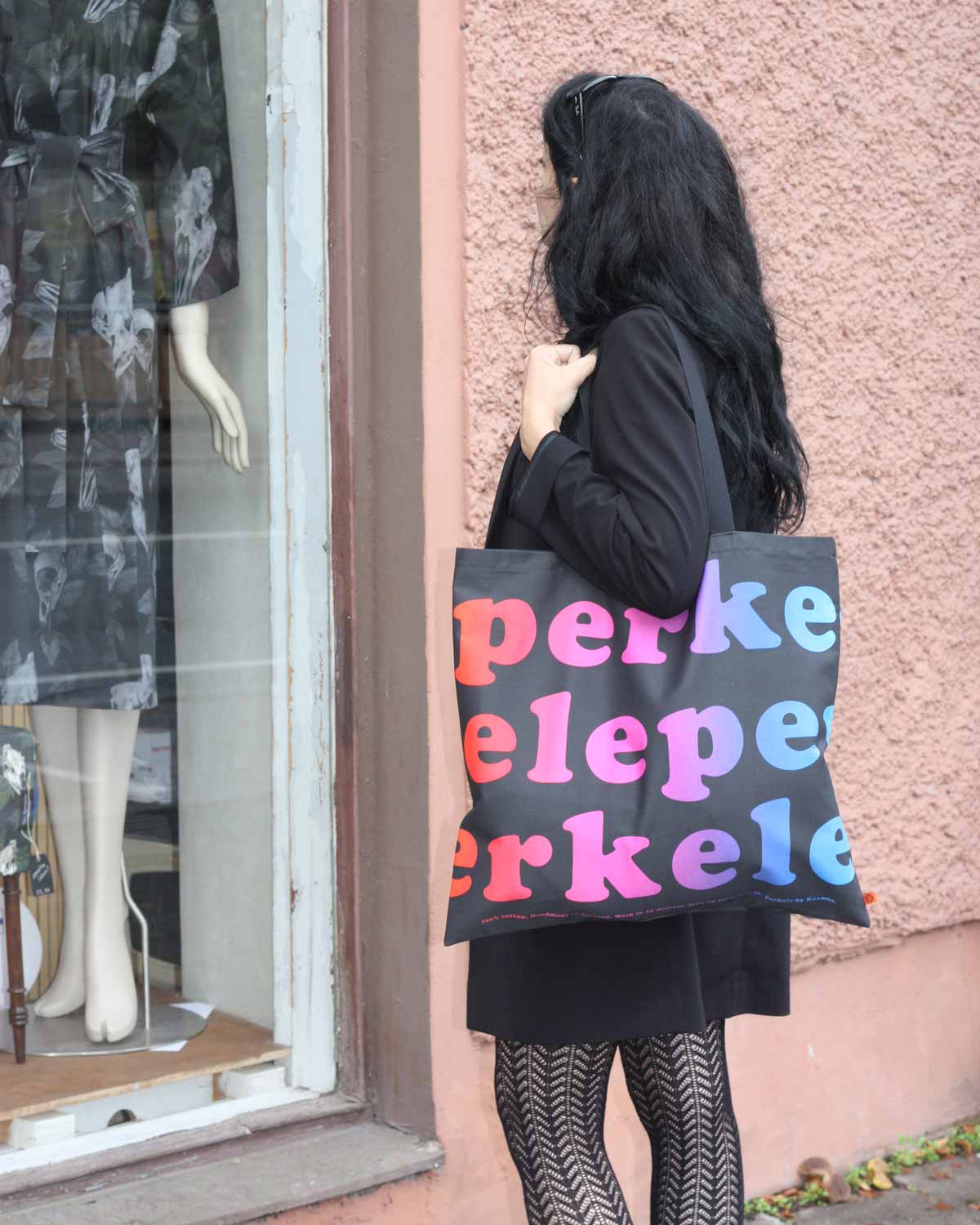 Rainbow Perkele Tote Bag, Large