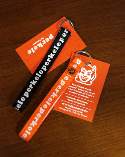 Perkele wrist strap -keyring