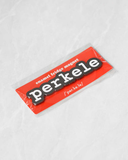 Enamel Fridge Magnet, Perkele