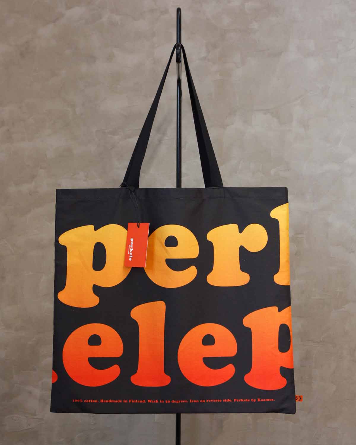 Perkele Tote Bag, Autumn Colors, Big Letters