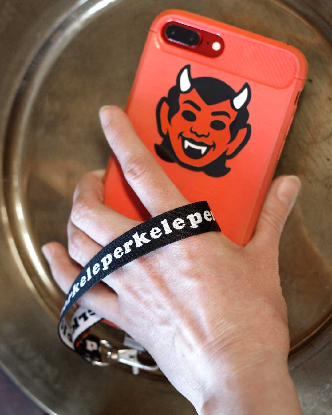 Perkele phone lanyard + holder card