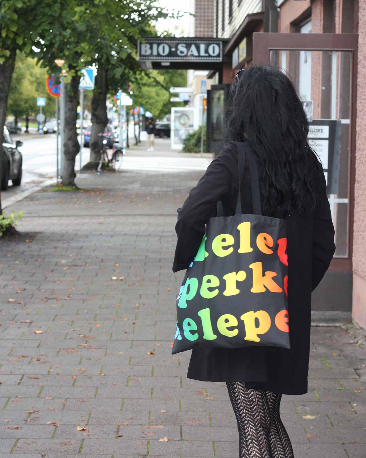 Rainbow Perkele Tote Bag, Large