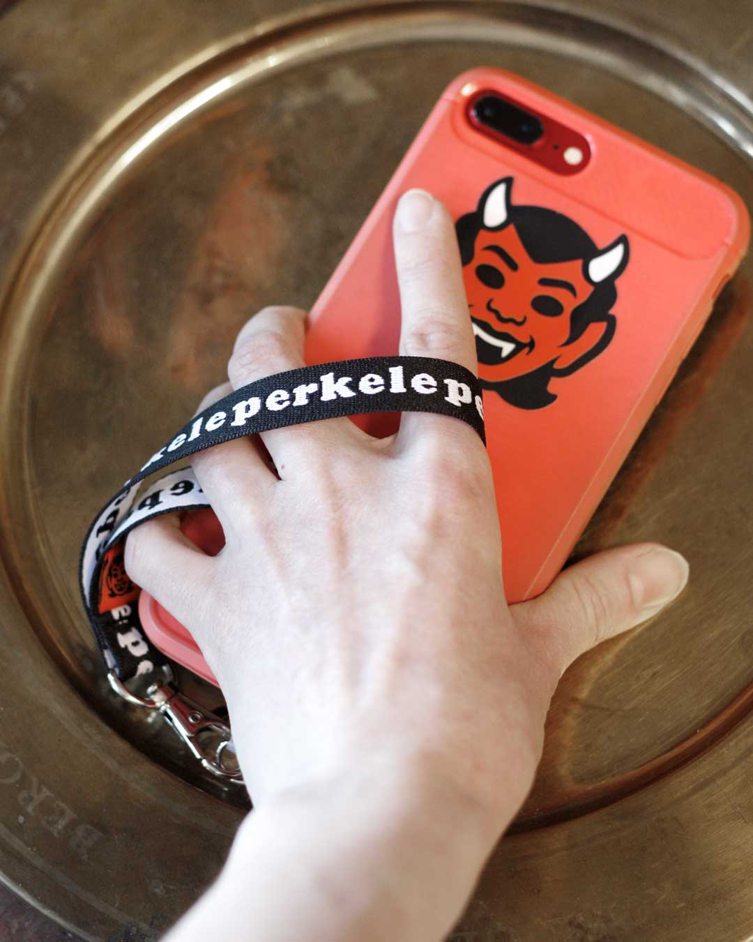 Perkele phone lanyard + holder card