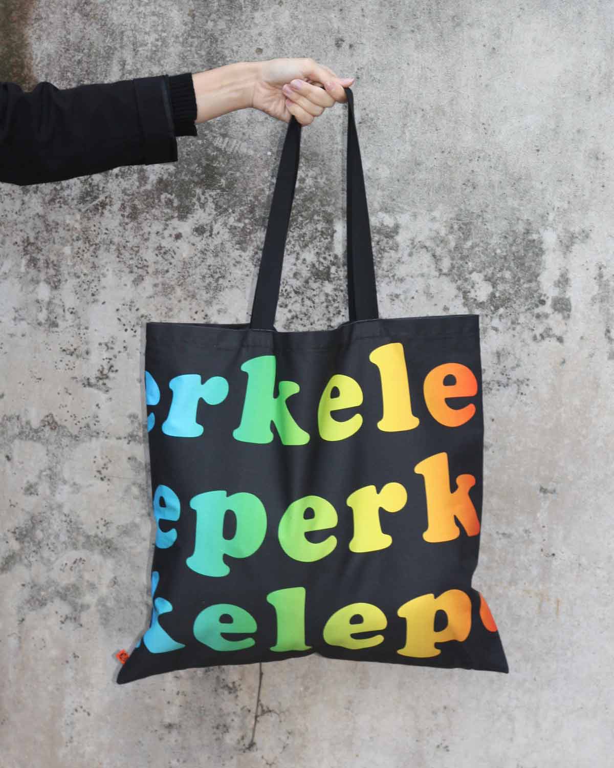 Rainbow Perkele Tote Bag, Large