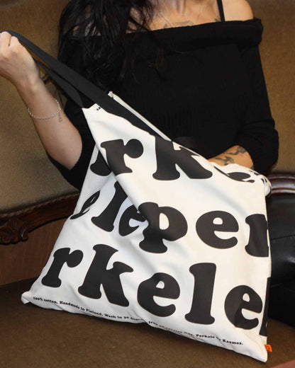 Perkele Tote Bag, White