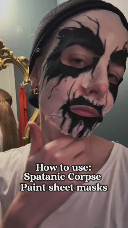 Corpse Paint Sheet Mask, 1pc, Organic