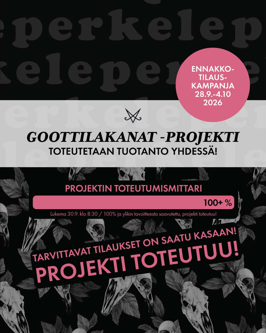 Goottilakanat -ennakkotilaus