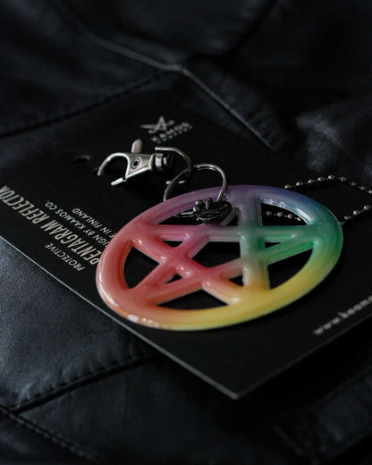 Rainbow Pentagram, Reflector Charm (Coming Soon!)