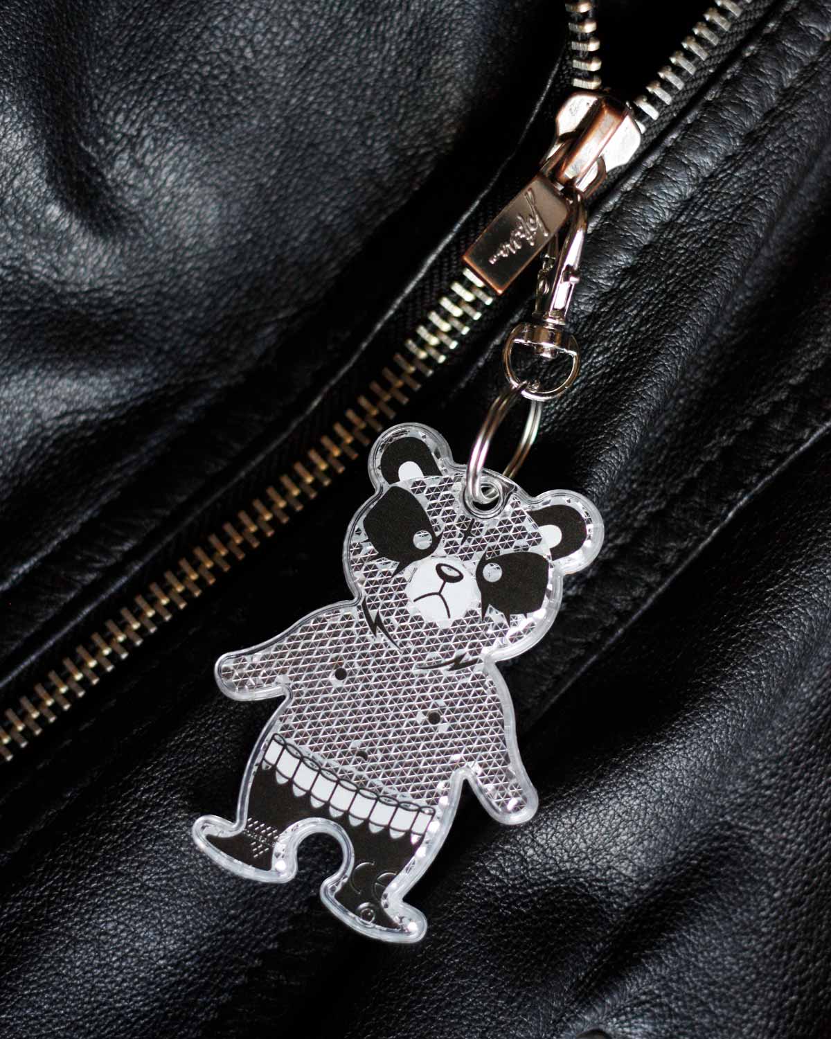 Saatanalle Bear Charm, Reflector Accessory | Kaamos Co.