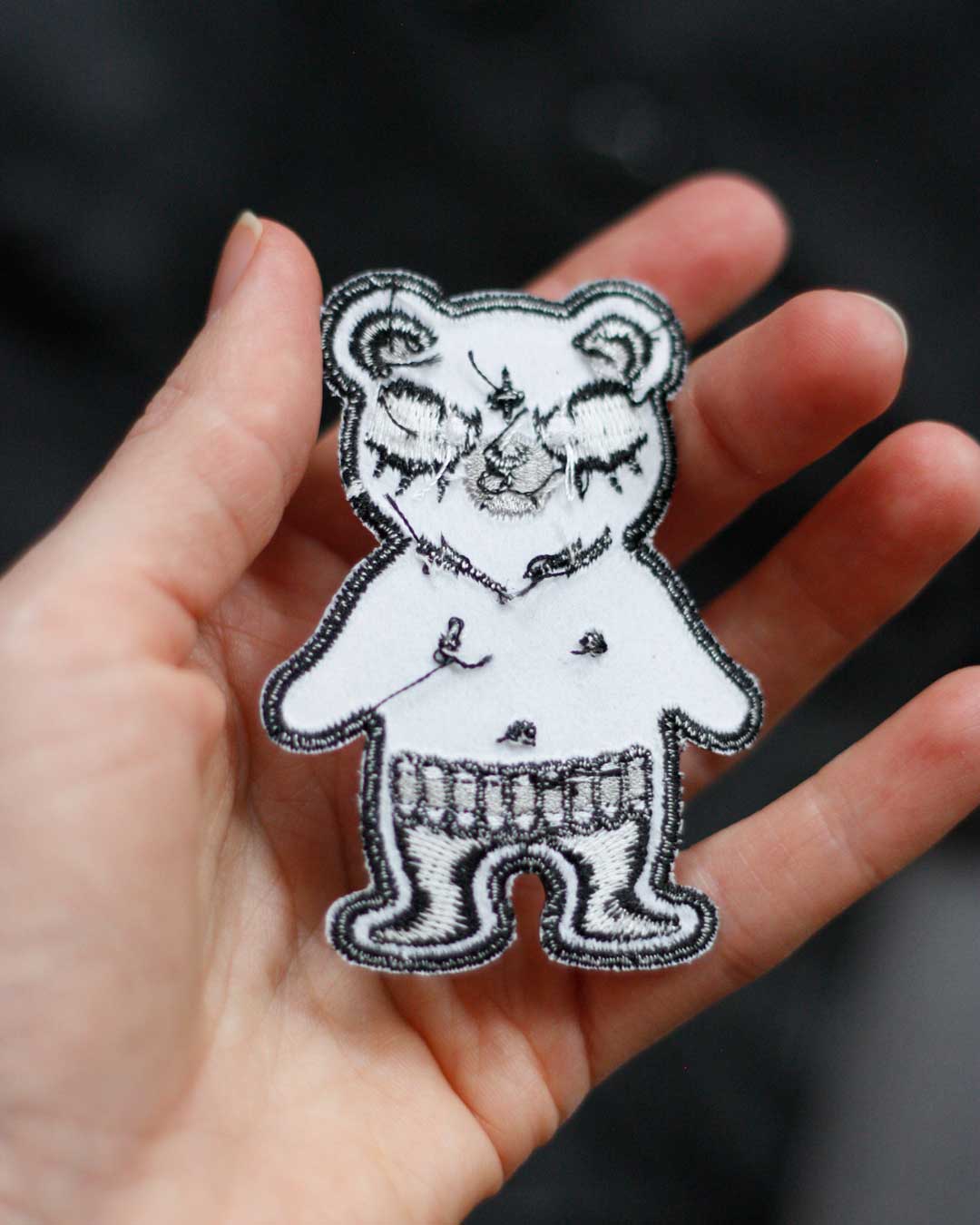 Saatanalle Patch, kangasmerkki