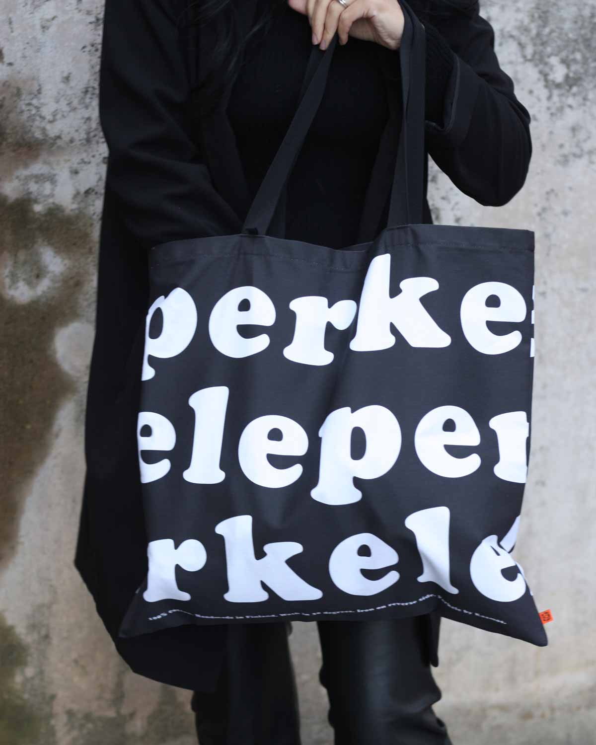Perkele Tote Bag, Black