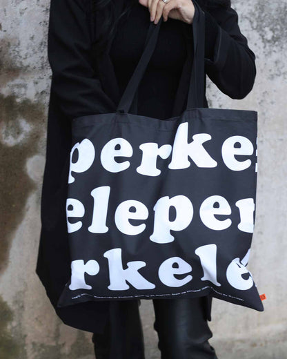 Perkele Tote Bag, Black