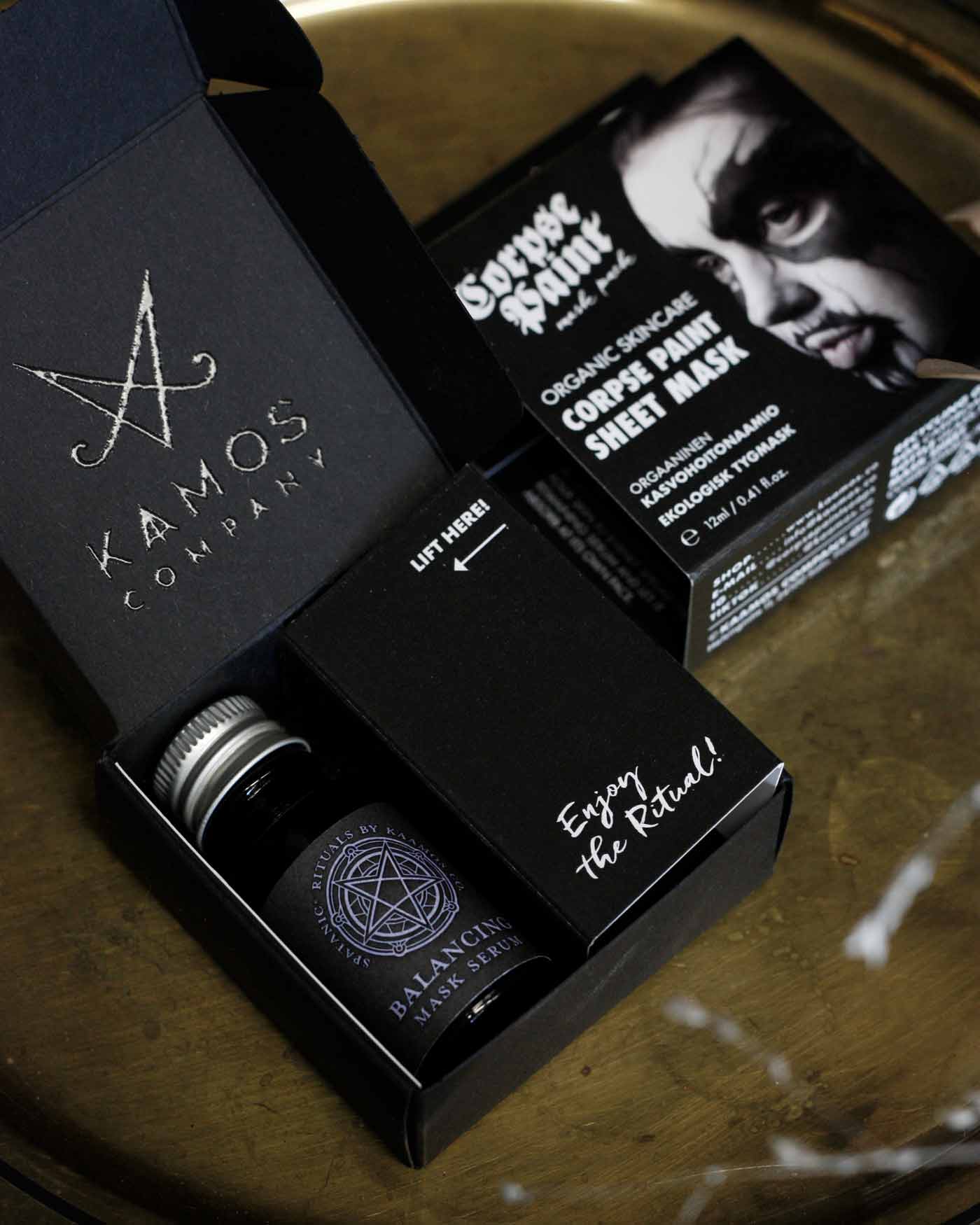 Corpse Paint Sheet Mask, 1pc, Organic