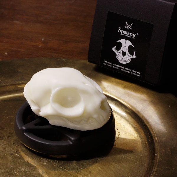 Cat skull soap