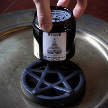 Soy candle, Stave Church