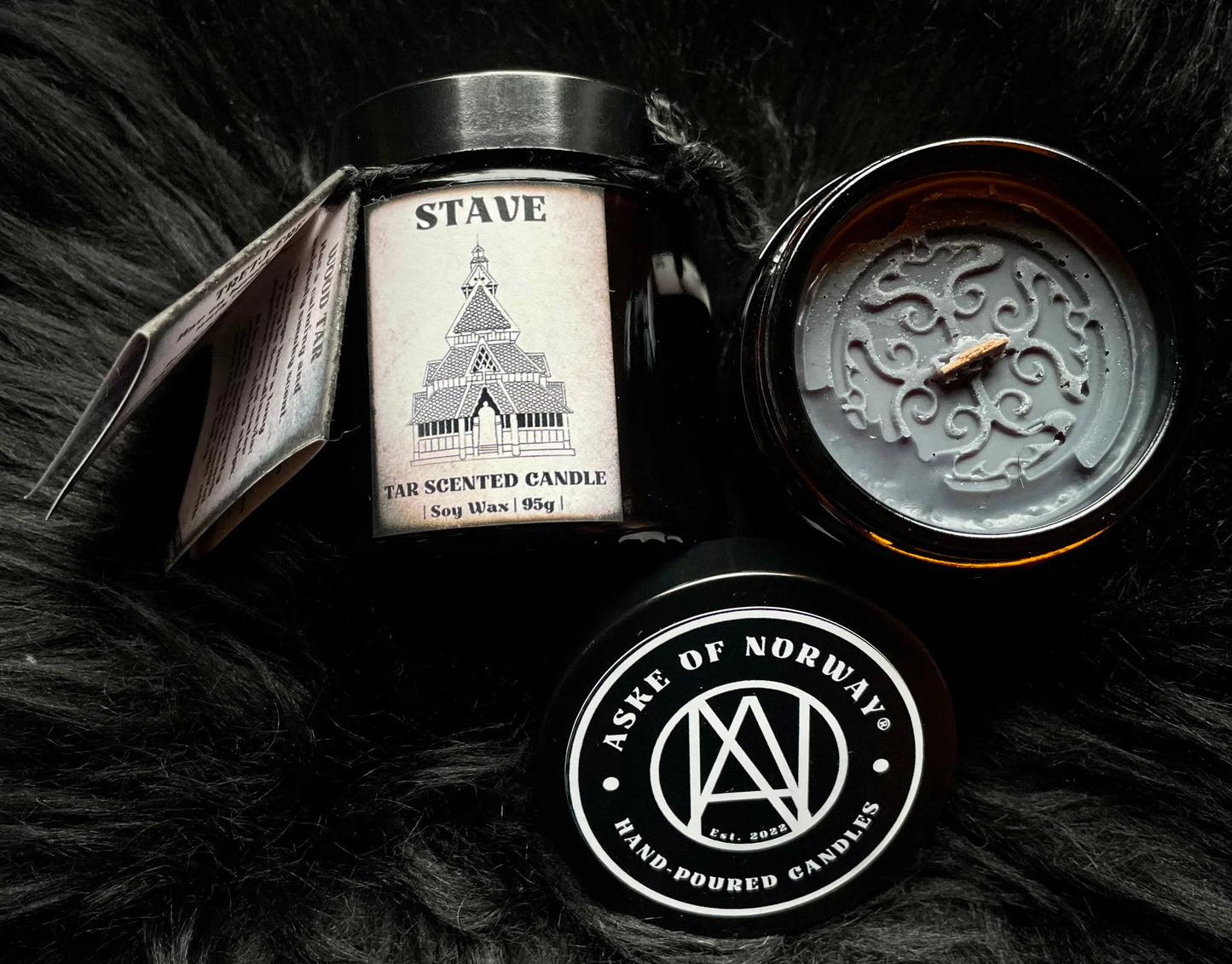 Soy candle, Stave Church