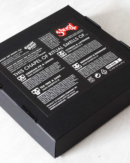 Ghost art soap collection box, 4 soaps